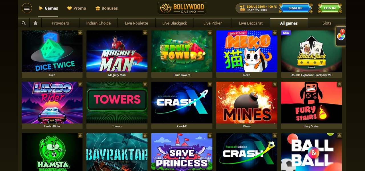 bollywood casino review