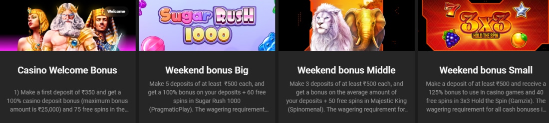 GGbet Casino Bonuses